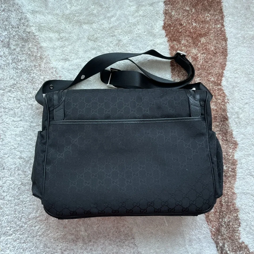 Gucci Original GG Baby Changing Bag Black