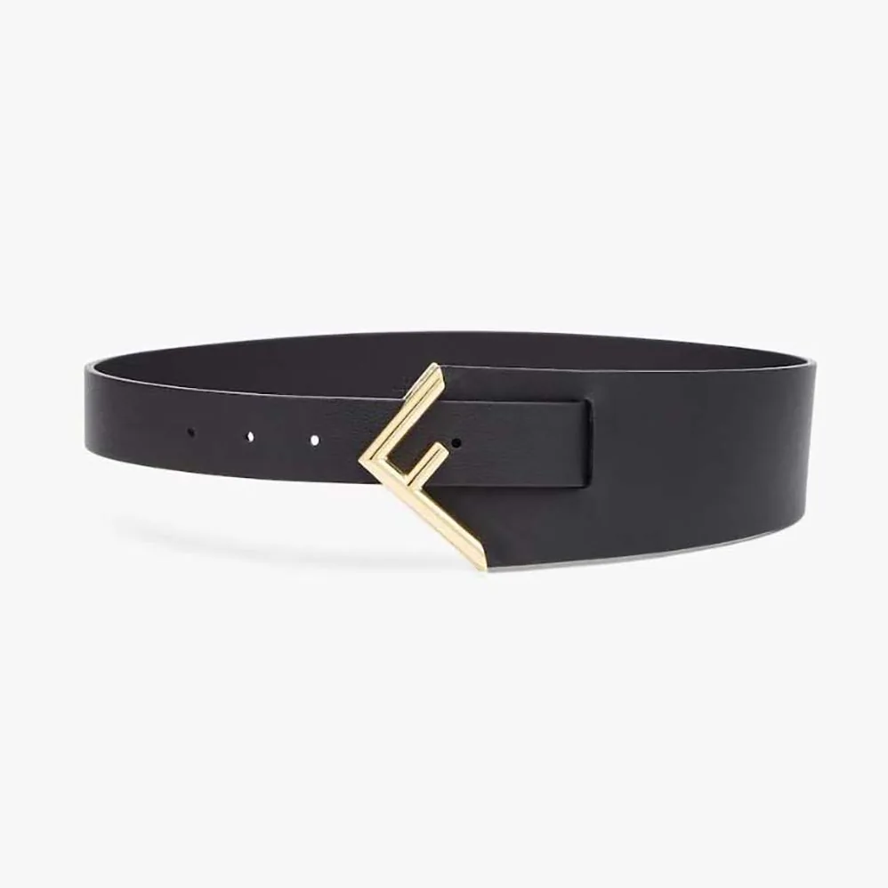 Fendi Black Leather Belt for Women Fendi Black Leather Belt for Women