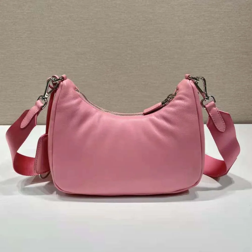Prada Padded Nappa-Leather Prada Re-Edition 2005 Shoulder Bag for Women in Pink