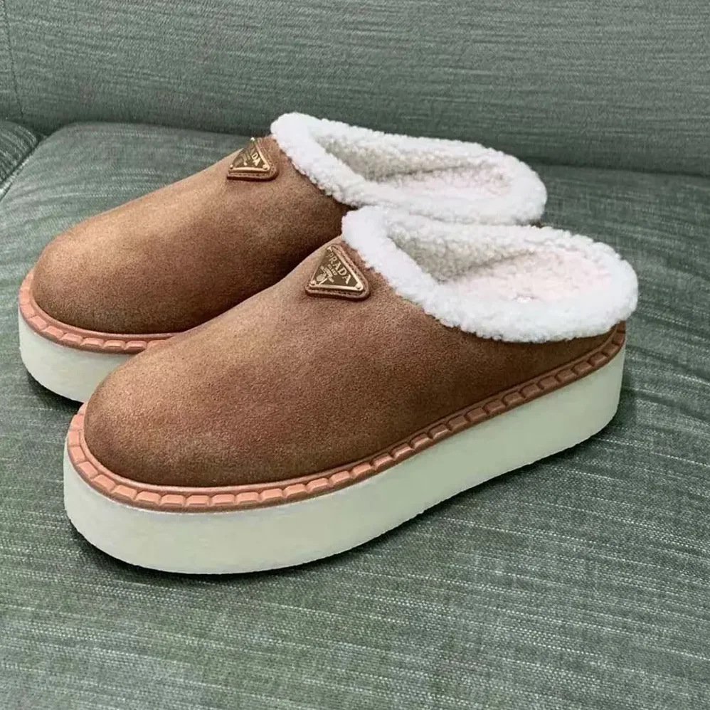 Prada Suede Mules for Women Prada Suede Mules for Women