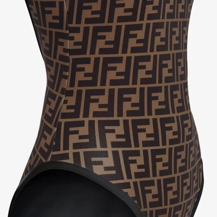 Fendi Reversible Swimsuit Brown FXB922ADHBF0GME Fendi Reversible Swimsuit Brown FXB922ADHBF0GME