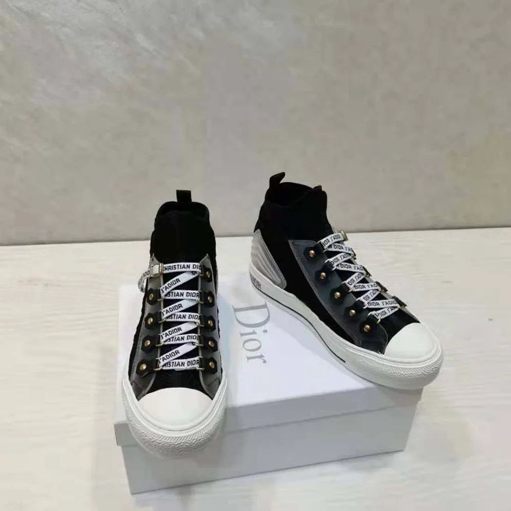 Dior Walk'n'dior Sneaker Black Cannage Technical Mesh for Women Dior Walk'n'dior Sneaker Black Cannage Technical Mesh for Women