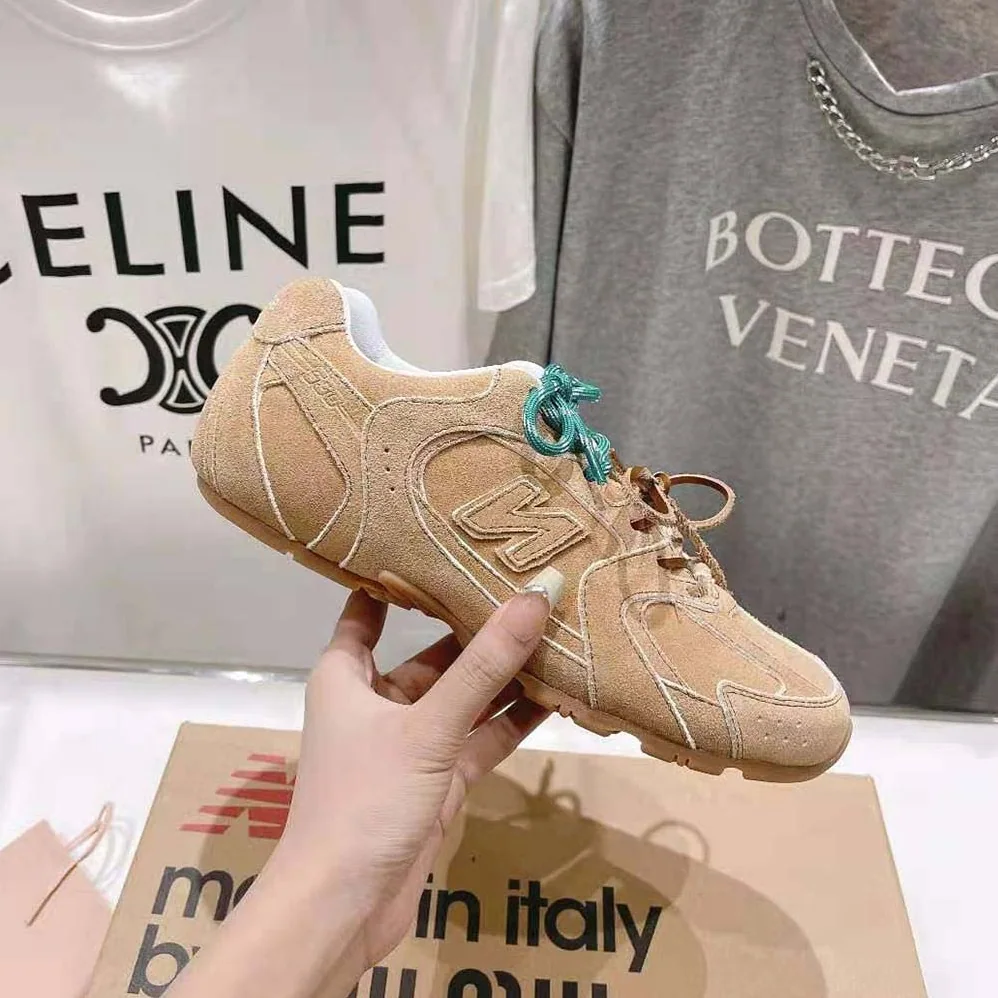 Miu Miu New Balance X Miu Miu 530 SL Suede Sneakers for Women in Cinnamon Miu Miu New Balance X Miu Miu 530 SL Suede Sneakers for Women in Cinnamon