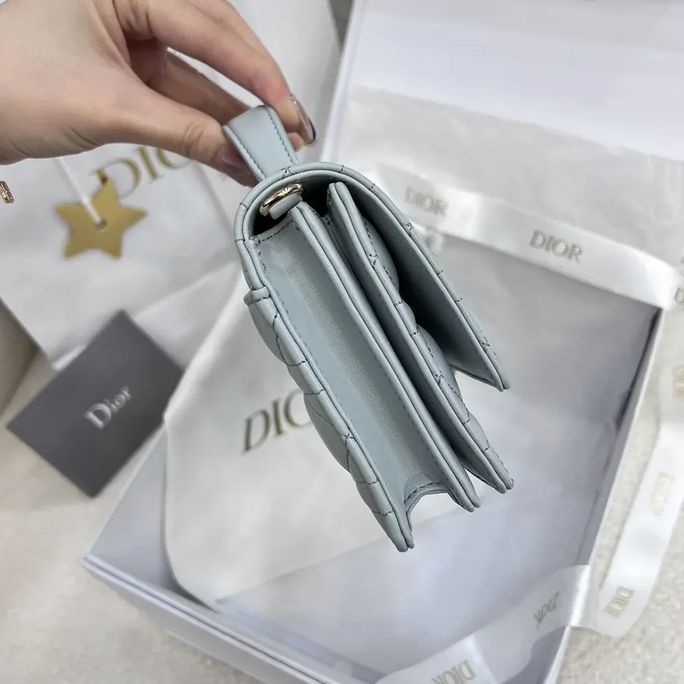 Dior My Dior Mini Bag Cloud Blue Cannage Lambskin for Women Dior My Dior Mini Bag Cloud Blue Cannage Lambskin for Women