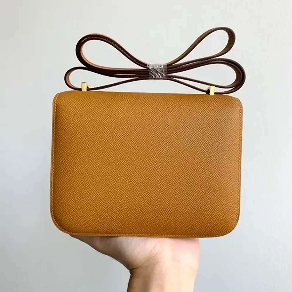 Hermes Constance 18 Bag Epsom Leather for Women in Brown/Gold Hermes Constance 18 Bag Epsom Leather for Women in Brown/Gold