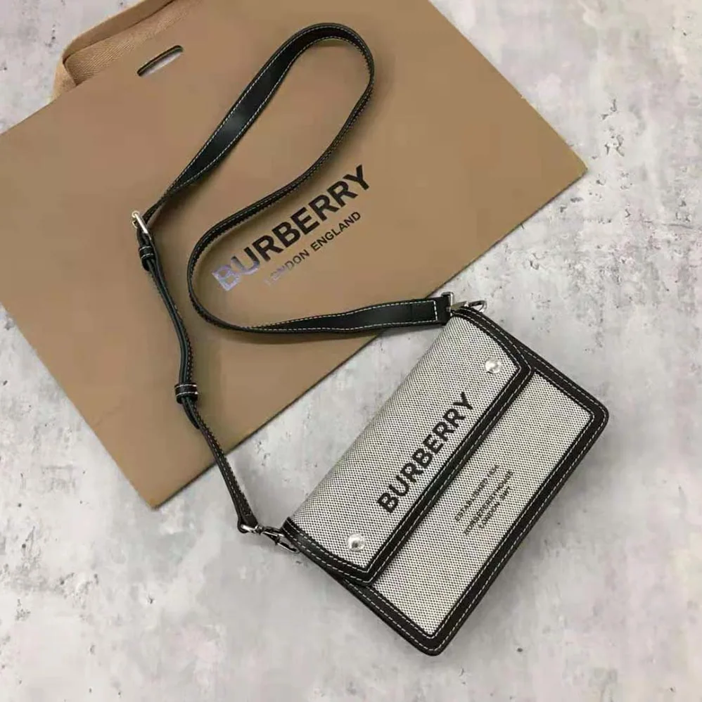 Burberry Horseferry Print Canvas and Leather Crossbody Bag for Men Burberry Horseferry Print Canvas and Leather Crossbody Bag for Men