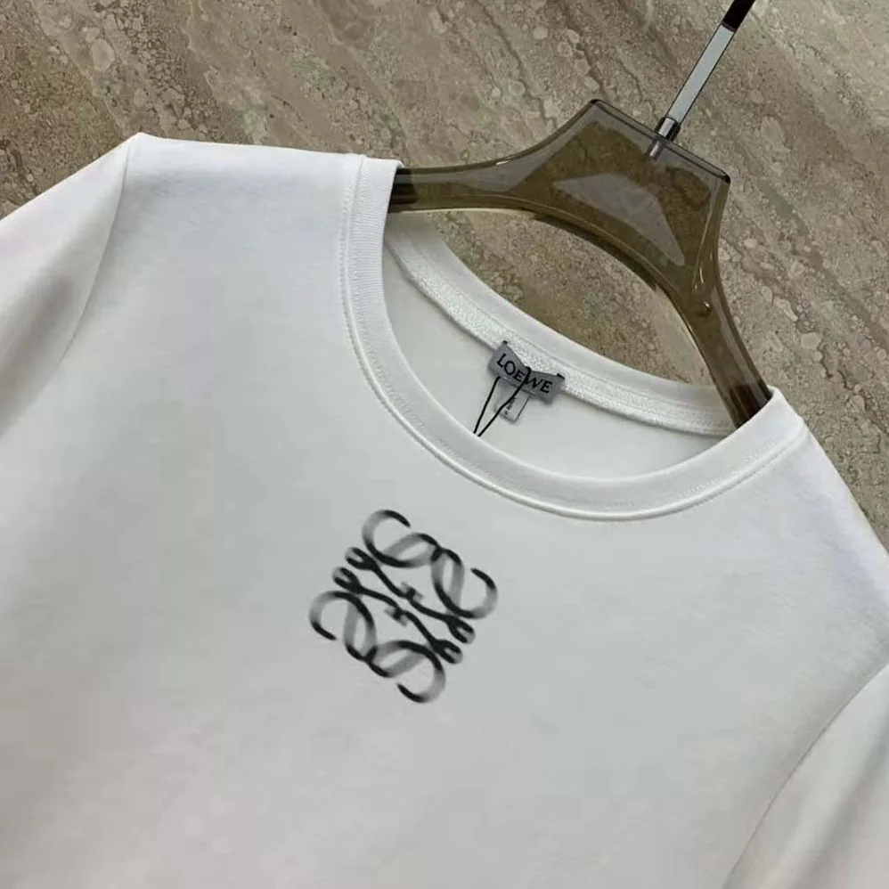 Loewe Cropped T-shirt in Cotton for Women in White