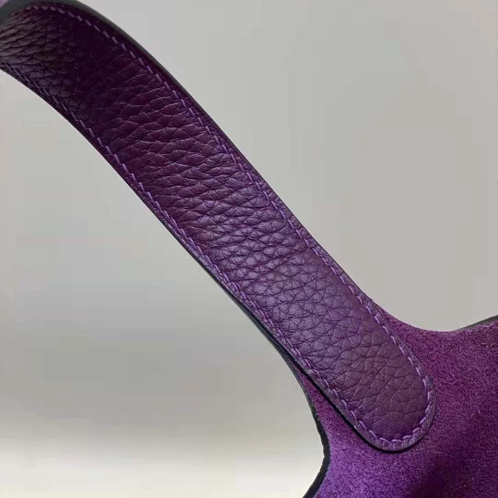 Hermes Picotin Lock 18cm in Clémence leather for Women in Purple