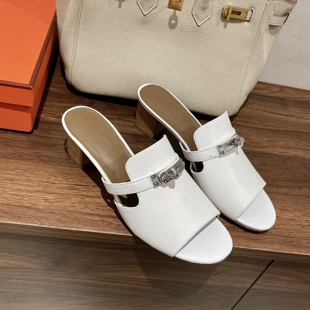 Hermes Candy Sandal White Hermes Candy Sandal White