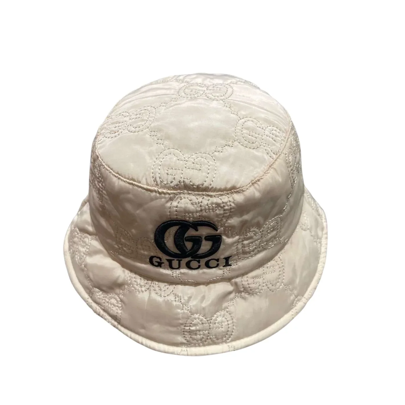 Gucci Quilted Bucket Hat Cream Gucci Quilted Bucket Hat Cream