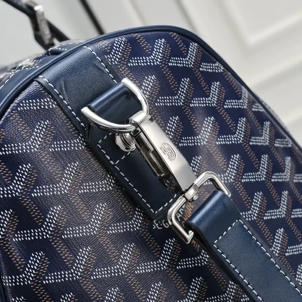 Goyard Boston 50 Bag for Unisex in Navy Blue