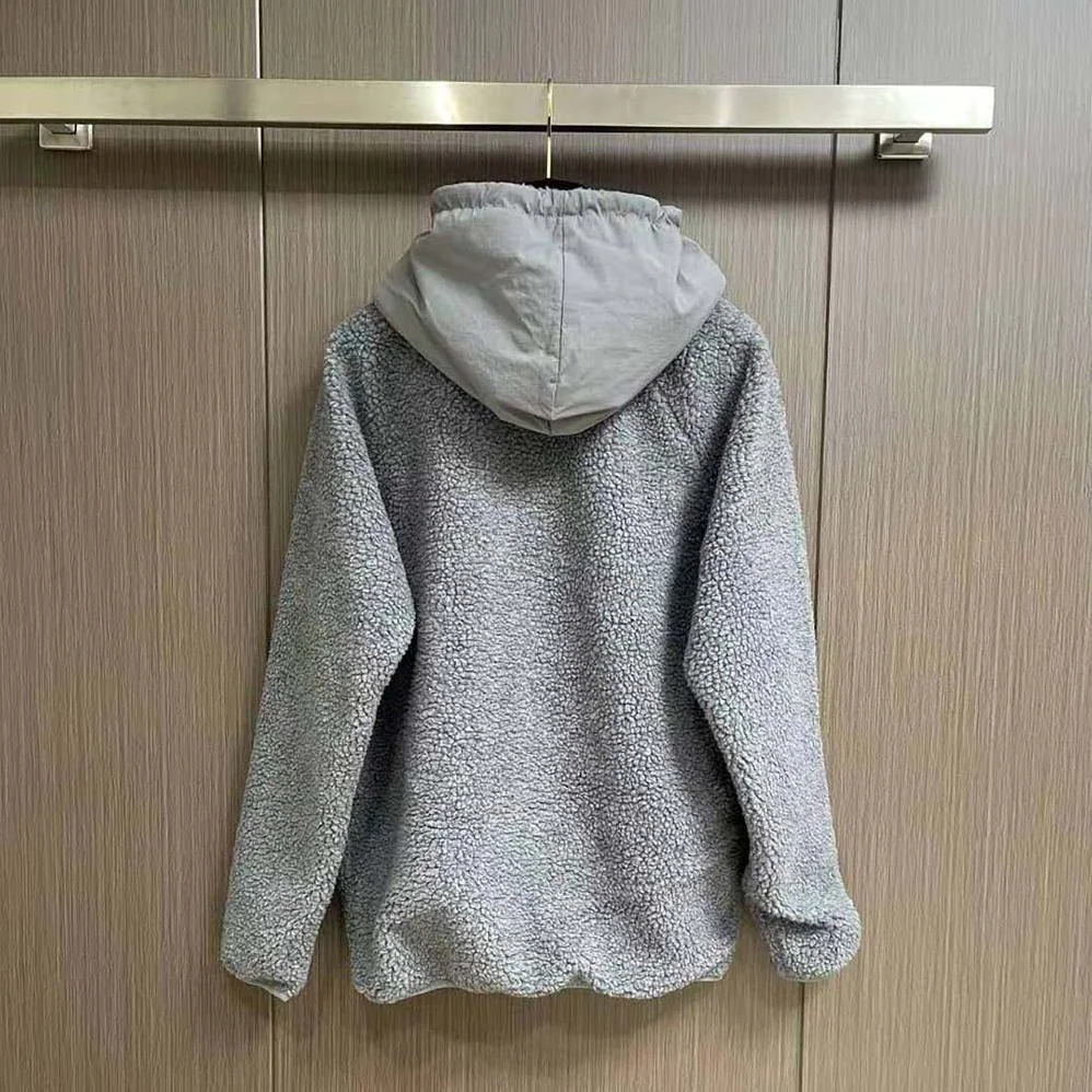 Fendi Blouson Gray Teddy Sweatshirt-FW1288AQMNF1MU3 for Men