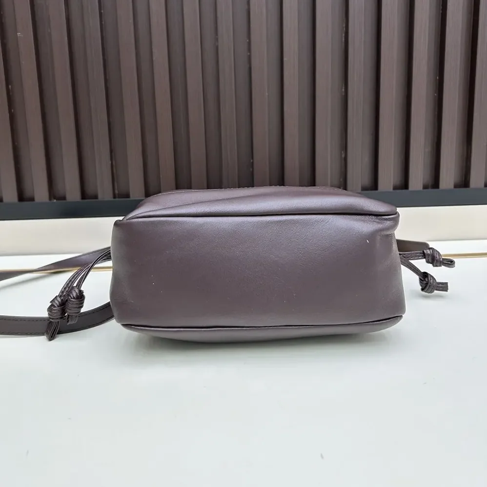 Saint Laurent YSL Jamie Mini Shoulder Pouch In Lambskin for Women in Maroon