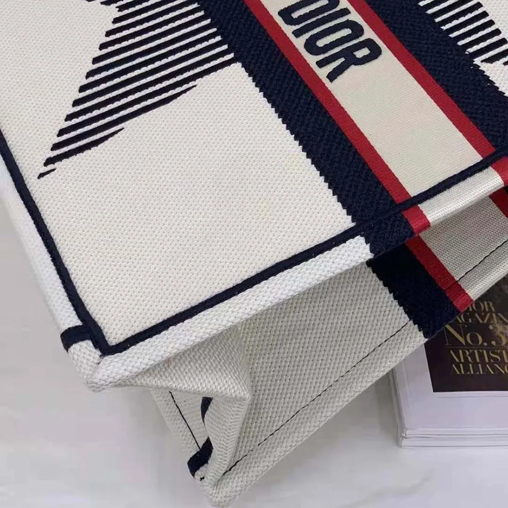 Dior Dioralps Dior Book Tote White Three for Women in Tone Embroidery Dior Dioralps Dior Book Tote White Three for Women in Tone Embroidery