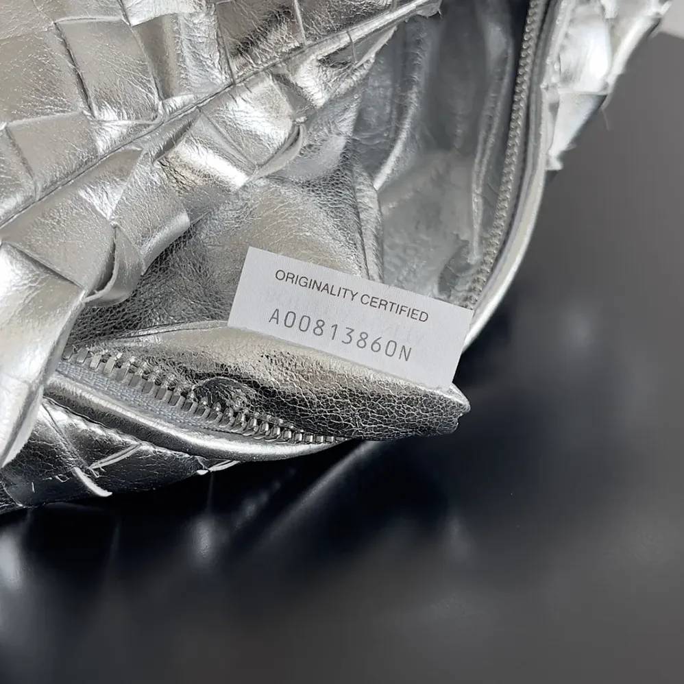 Bottega Veneta Mini Jodie for Women in Silver Bottega Veneta Mini Jodie for Women in Silver