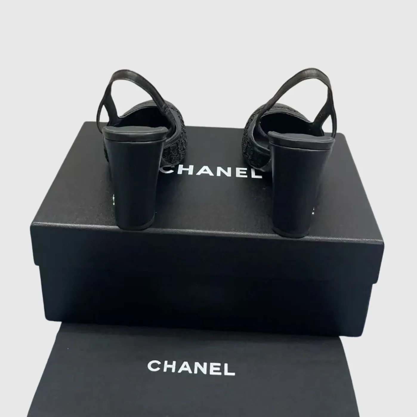 Chanel Slingbacks Pink And Black Chanel Slingbacks Pink And Black