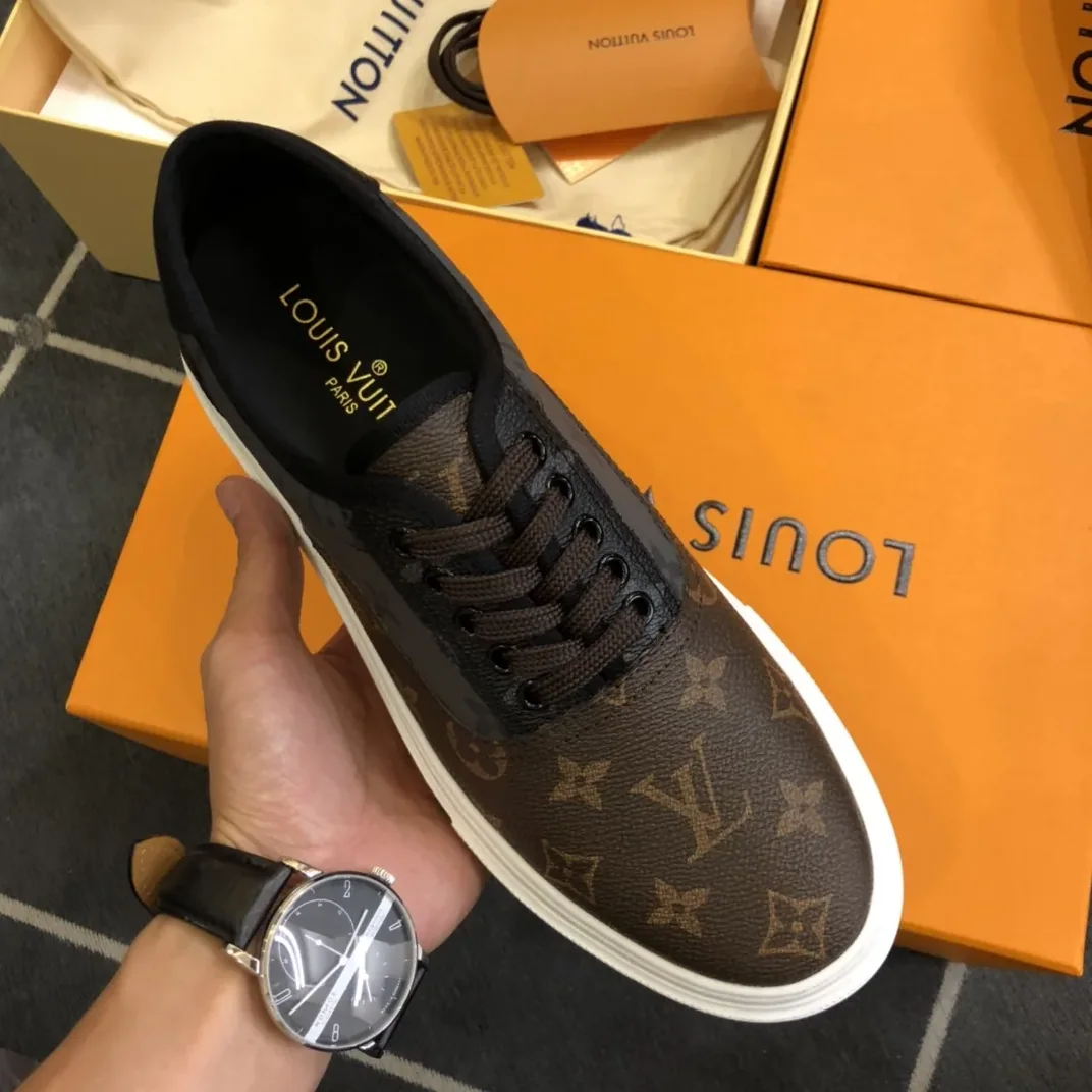 Louis Vuitton LV Trocadero Richelieu Sneaker Brown