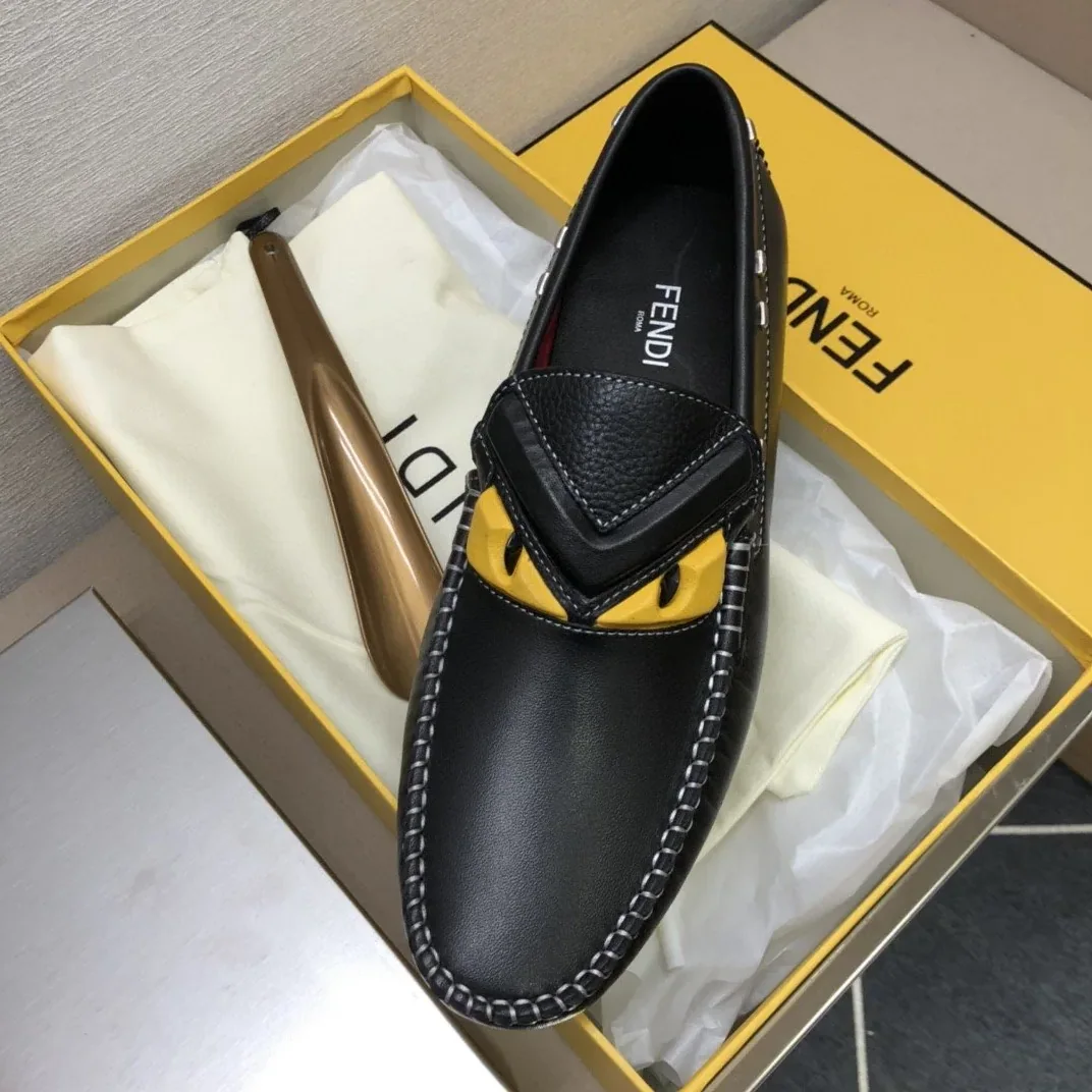 Fendi Force Black Loafers Fendi Force Black Loafers