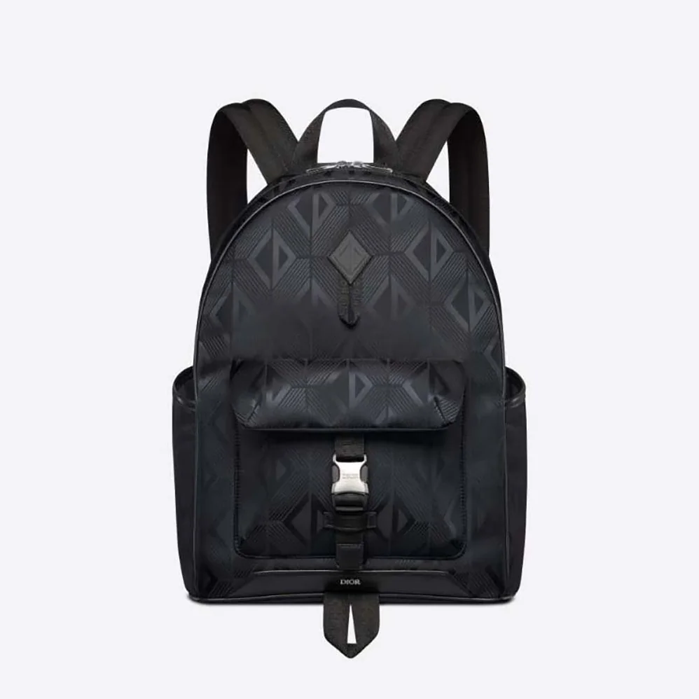 Dior Explorer Backpack Black CD Diamond Mirage Ski Capsule Nylon for Men Dior Explorer Backpack Black CD Diamond Mirage Ski Capsule Nylon for Men
