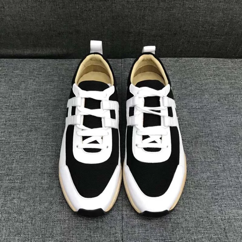 Hermes Partner Sneaker Shoes Black for Men