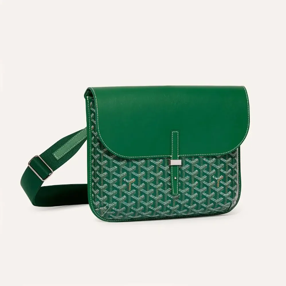 Goyard Coursier Messenger Bag for Unisex in Green