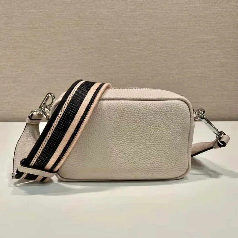 Prada Small Leather Bag for Women in Sandy