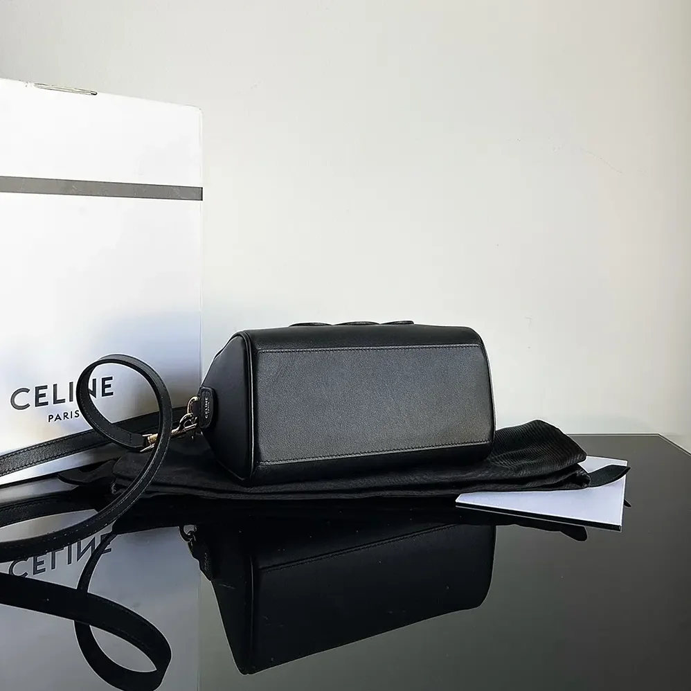 Celine Small Boston in Smooth Calfskin for Women in Black Celine Small Boston in Smooth Calfskin for Women in Black