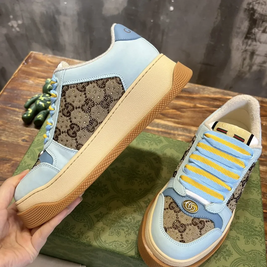 Gucci Screener GG Sneaker Light Blue