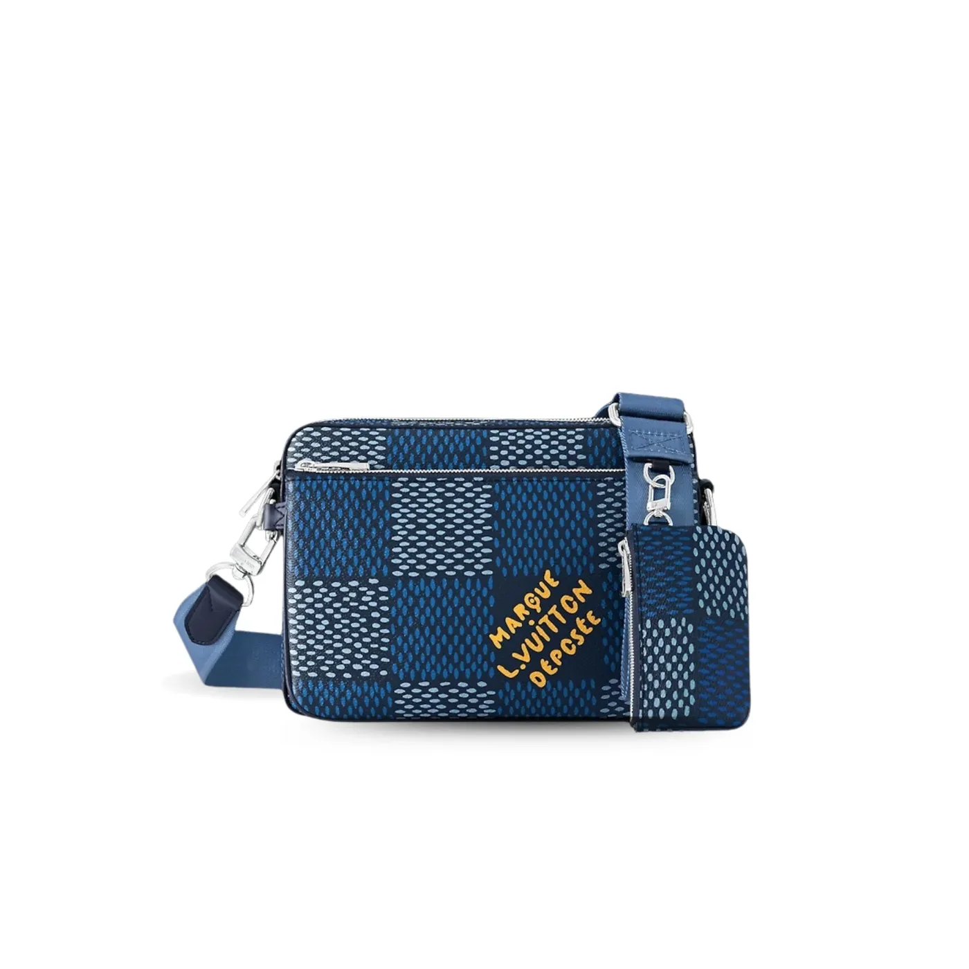 Louis Vuitton Trio Messenger Bag Blue / Louis Vuitton Trio Messenger Bag Blue /