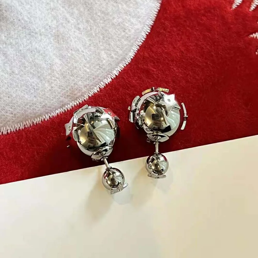 Dior Tribales Earrings Silver and Silver for Women in Tone Crystals Dior Tribales Earrings Silver and Silver for Women in Tone Crystals