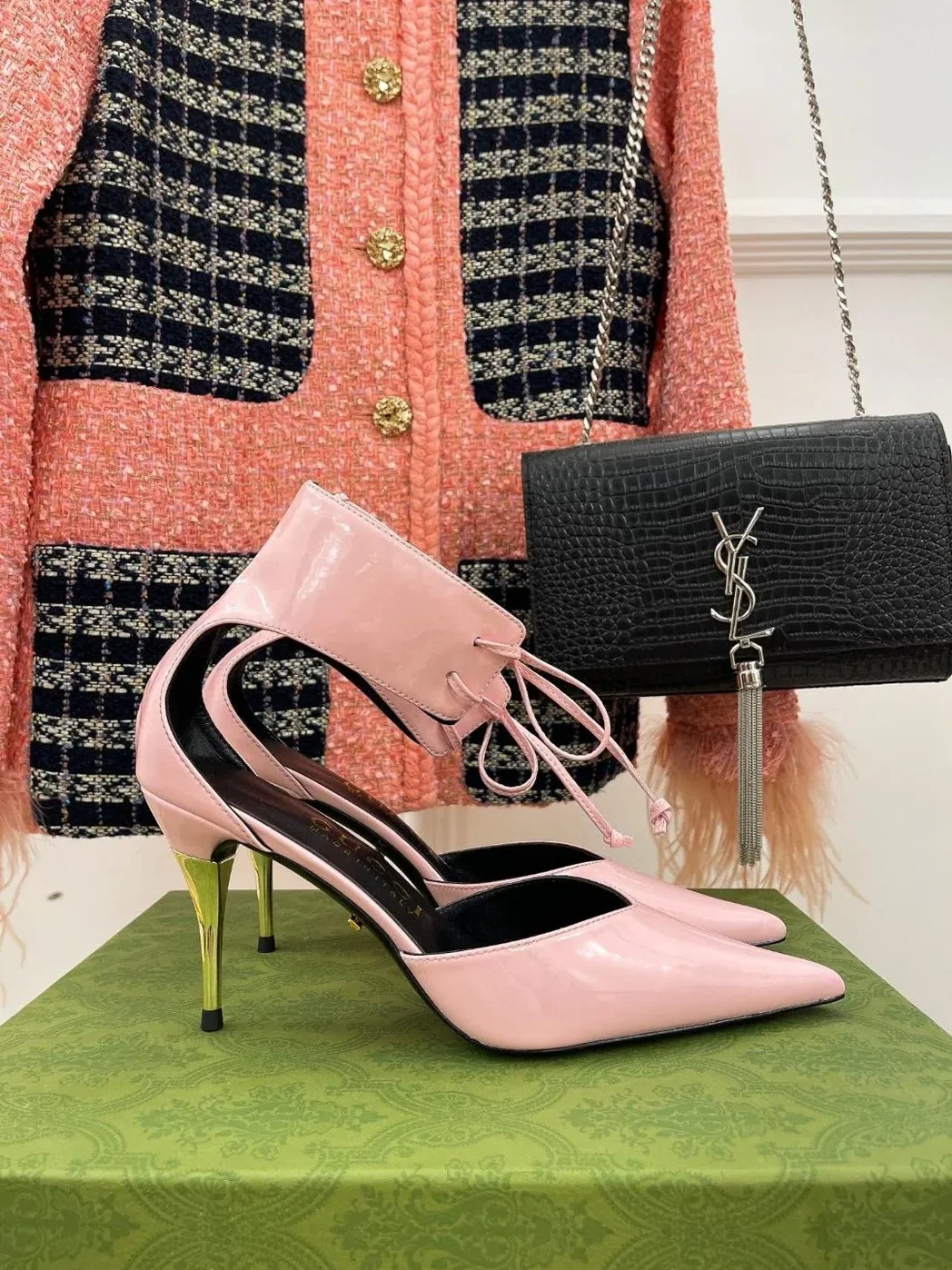 Gucci High Heel Patent Pump Pink Gucci High Heel Patent Pump Pink