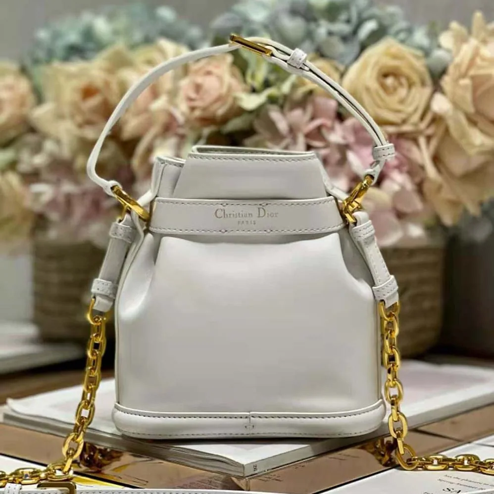 Dior Small C'est Dior Bag Latte CD for Women in Embossed Calfskin