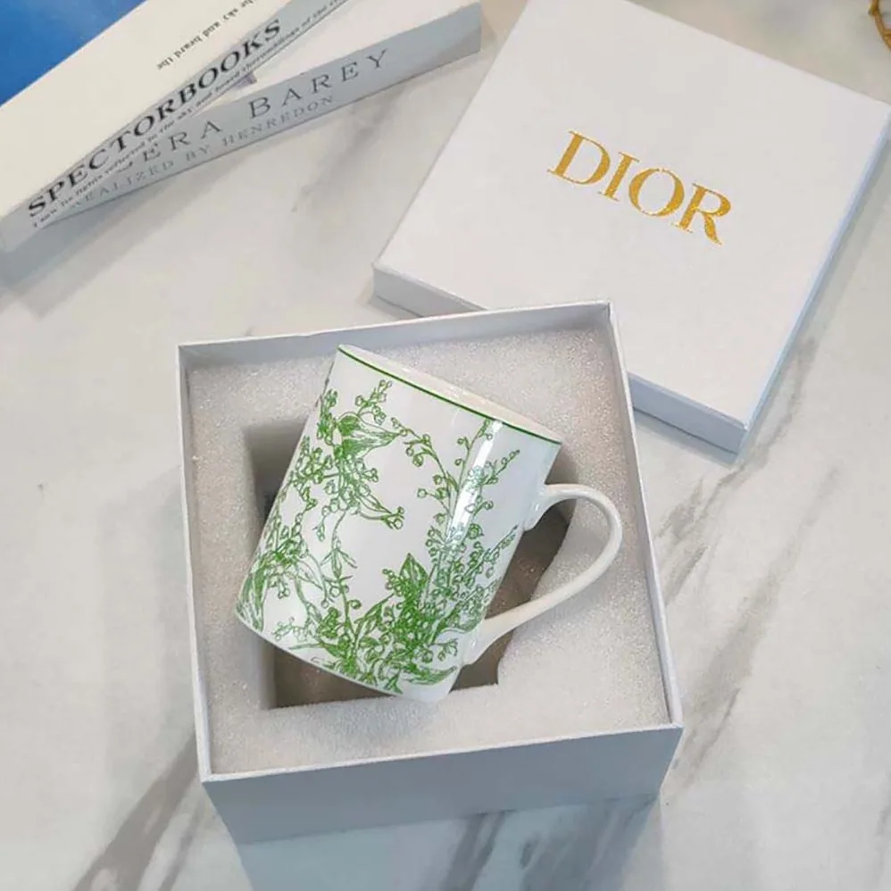 Dior Mug Green New Lily of the Valley for Unisex