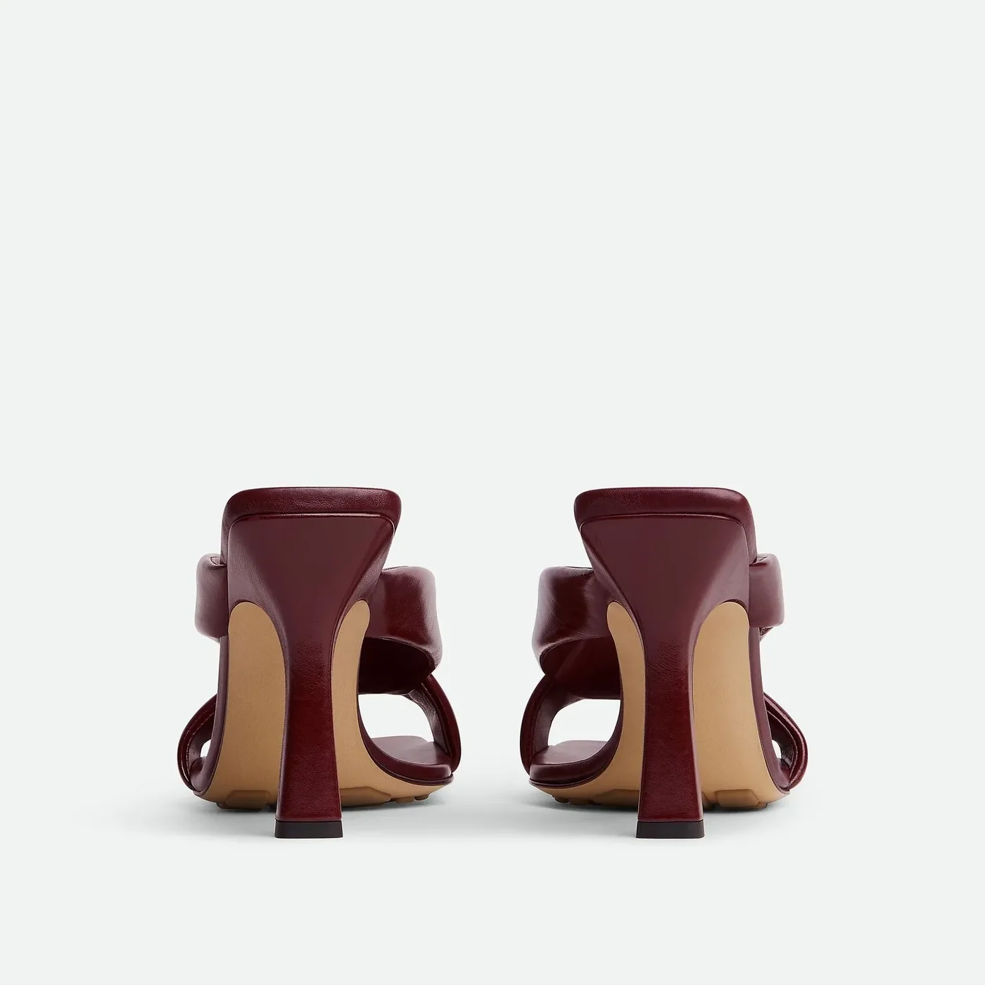 Bottega Veneta Riva Mule High Heel Seashell Bottega Veneta Riva Mule High Heel Seashell