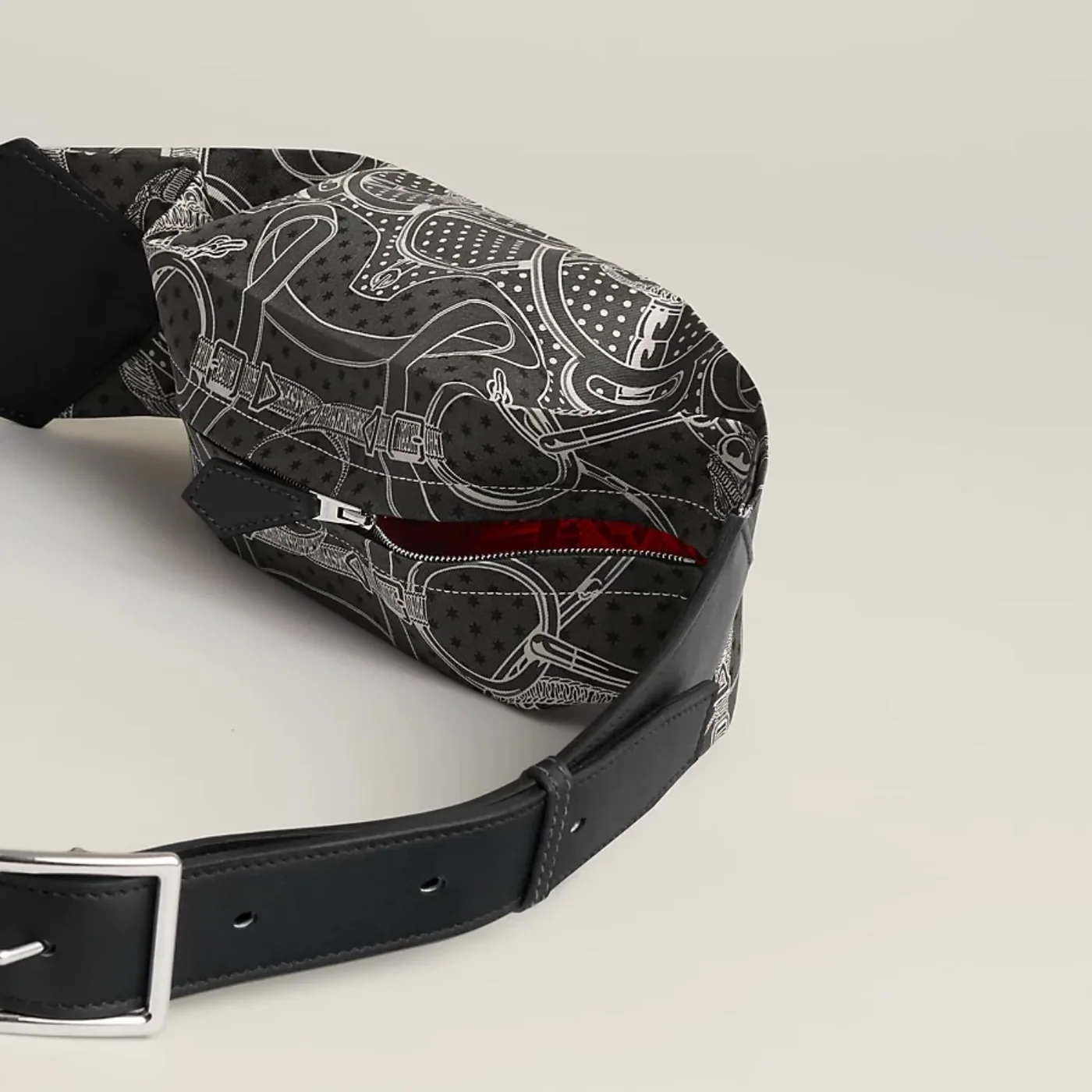 Hermes Banasilk Belt Bag Black /