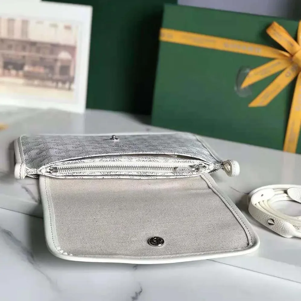 Goyard Plumet Pocket Wallet for Women in White Goyard Plumet Pocket Wallet for Women in White