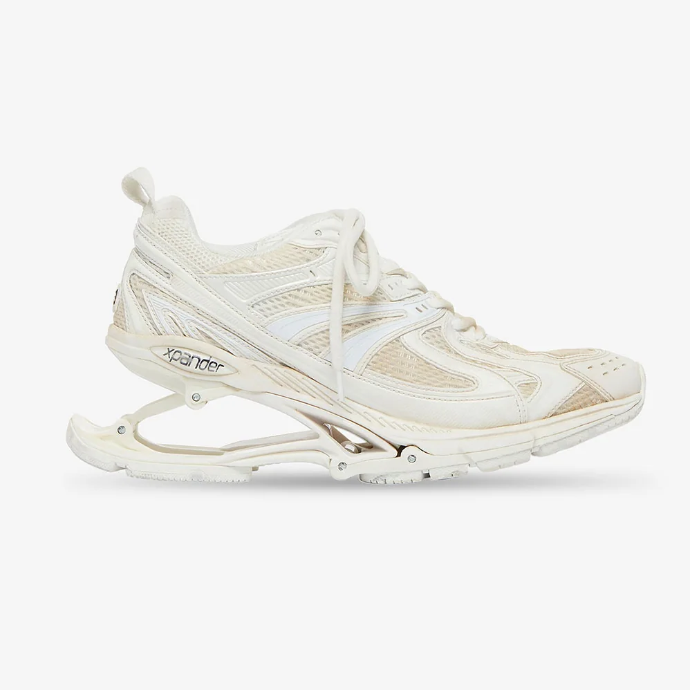 Balenciaga X-Pander Sneaker in White Mesh and Nylon for Women Balenciaga X-Pander Sneaker in White Mesh and Nylon for Women