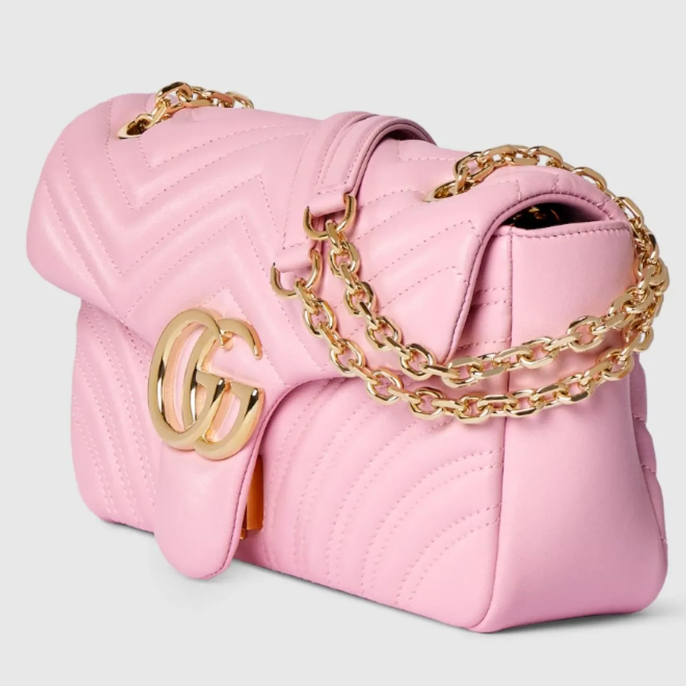 Gucci Marmont Medium Shoulder Bag in Light Pink Gold Hardware Gucci Marmont Medium Shoulder Bag in Light Pink Gold Hardware