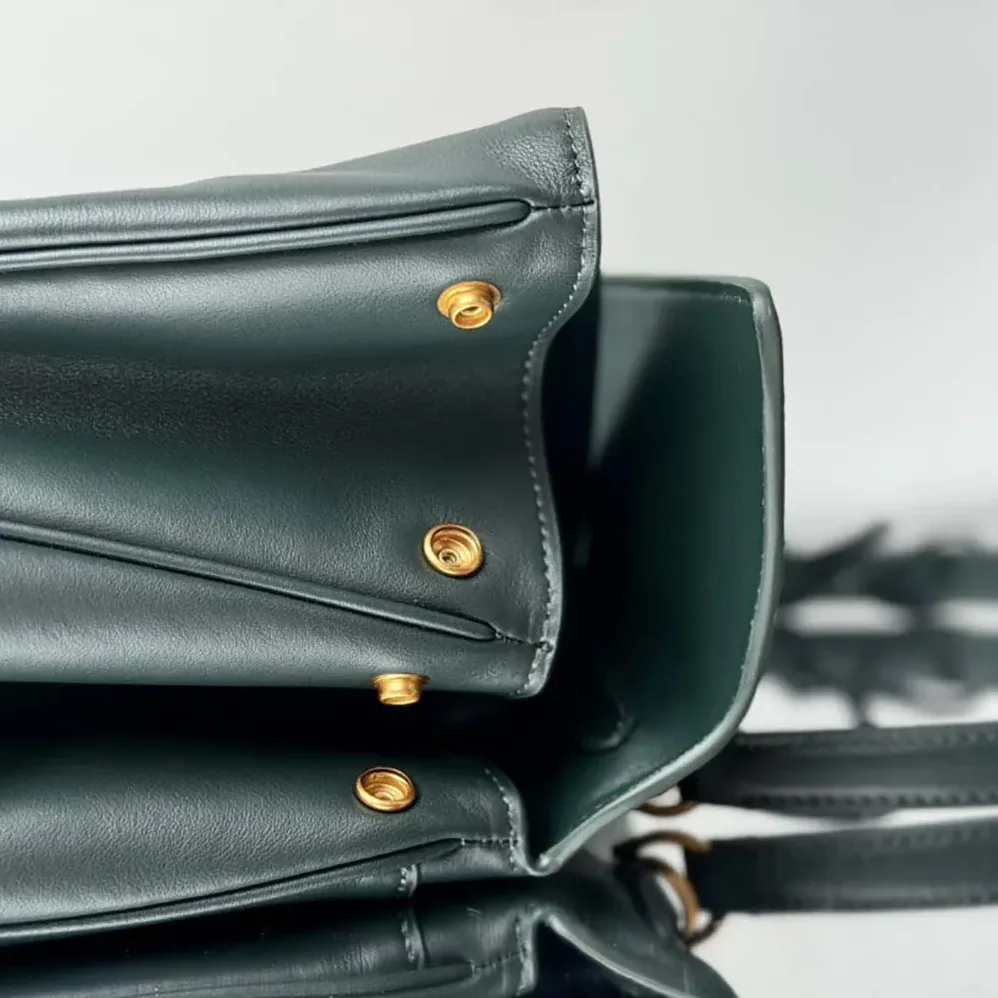 Balenciaga Rodeo Medium Handbag in Pine Green Smooth Calfskin for Women Balenciaga Rodeo Medium Handbag in Pine Green Smooth Calfskin for Women