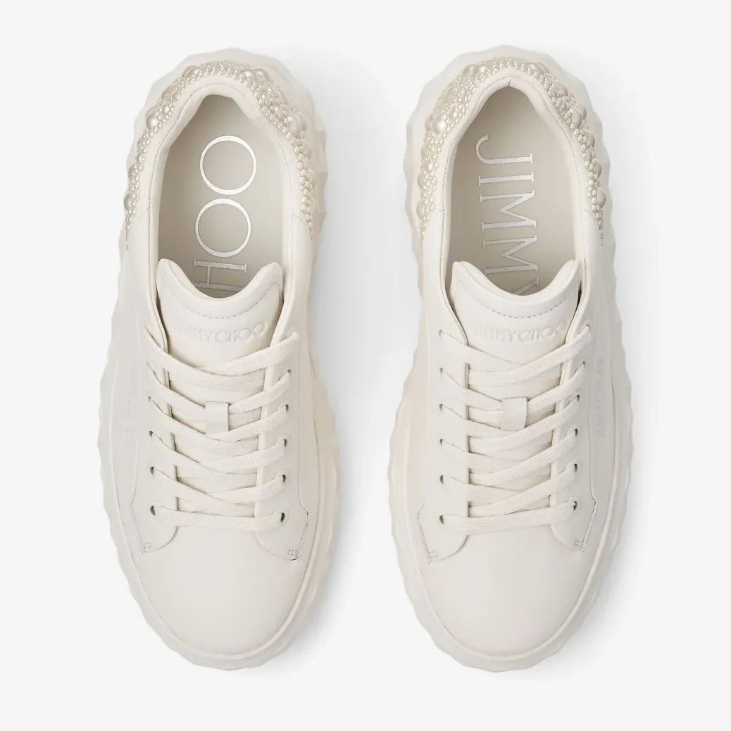 Jimmy Choo Diamond Maxi F II Trainers Latte DIAMONDMAXIFIINVK Jimmy Choo Diamond Maxi F II Trainers Latte DIAMONDMAXIFIINVK
