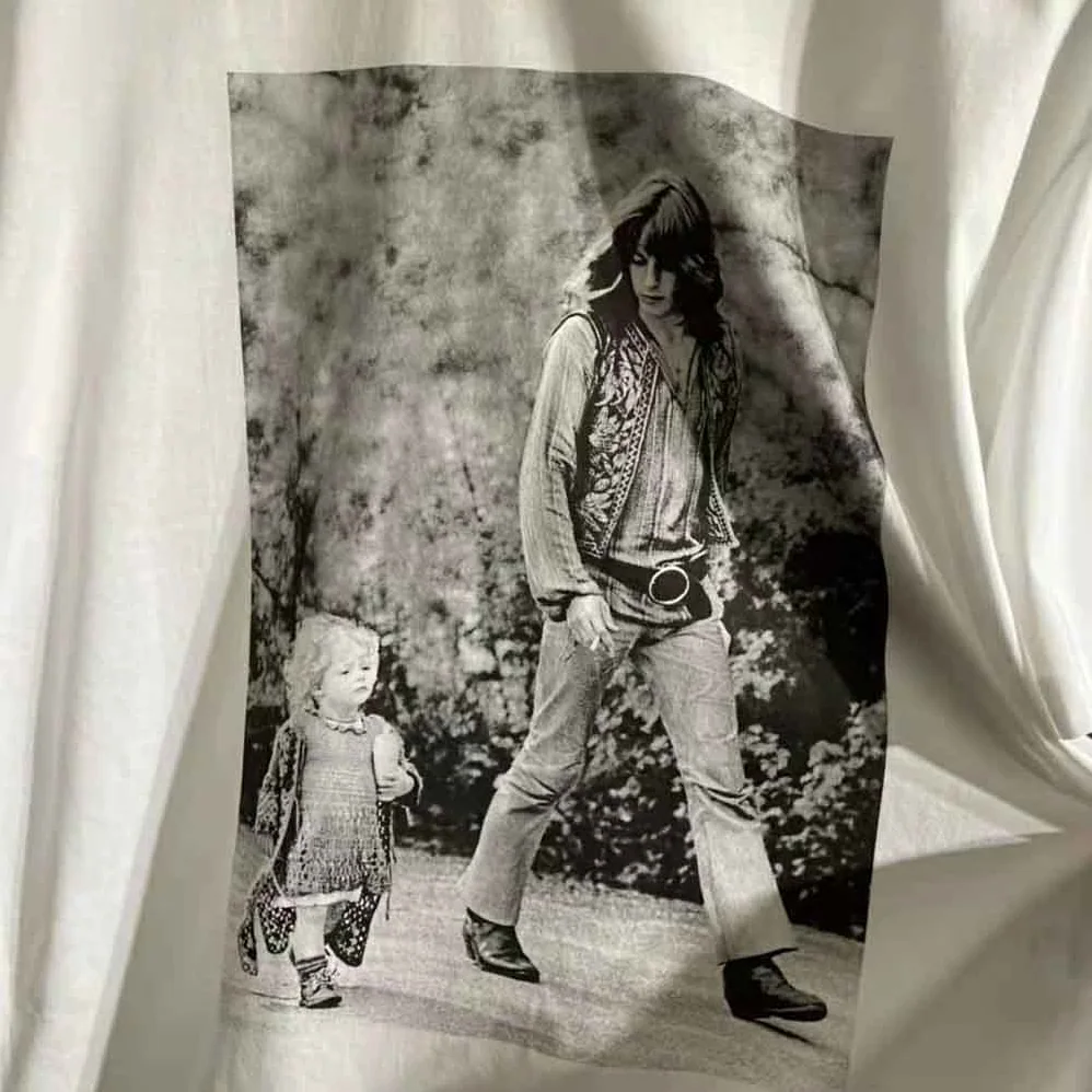 Loewe Photo Print T-shirt in Cotton for Women in White