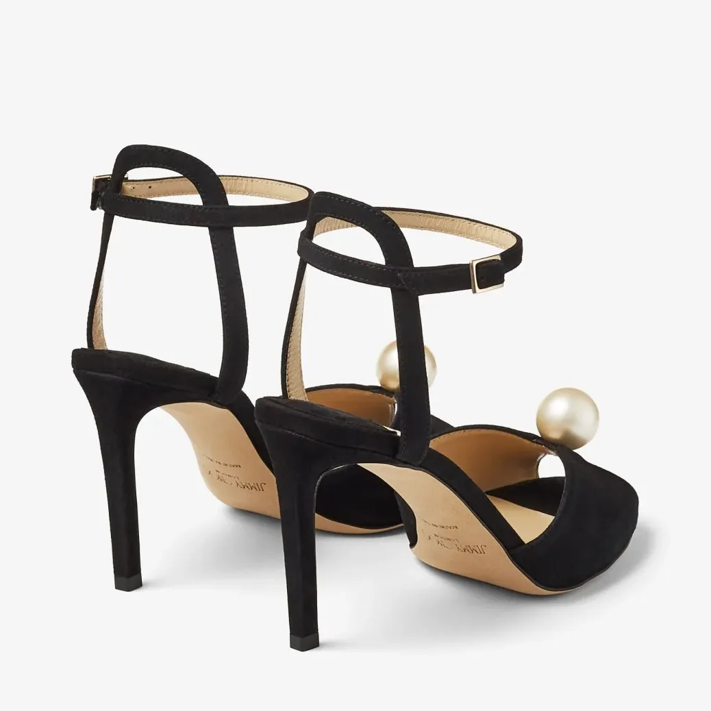 Jimmy Choo Sacora 85 Black SACORA85AOB Jimmy Choo Sacora 85 Black SACORA85AOB