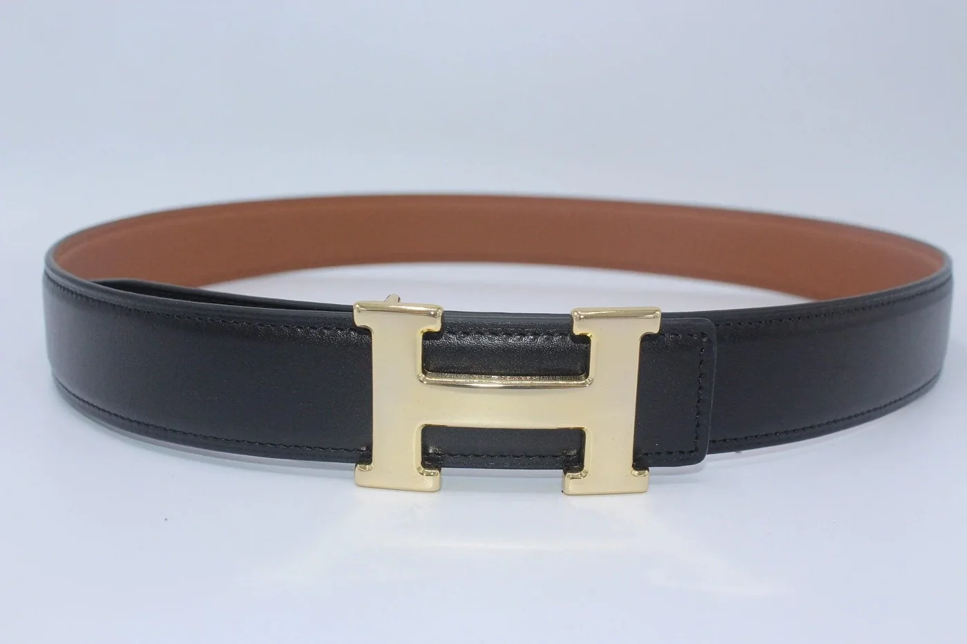 Reversible Buckle Belt Brown&Black