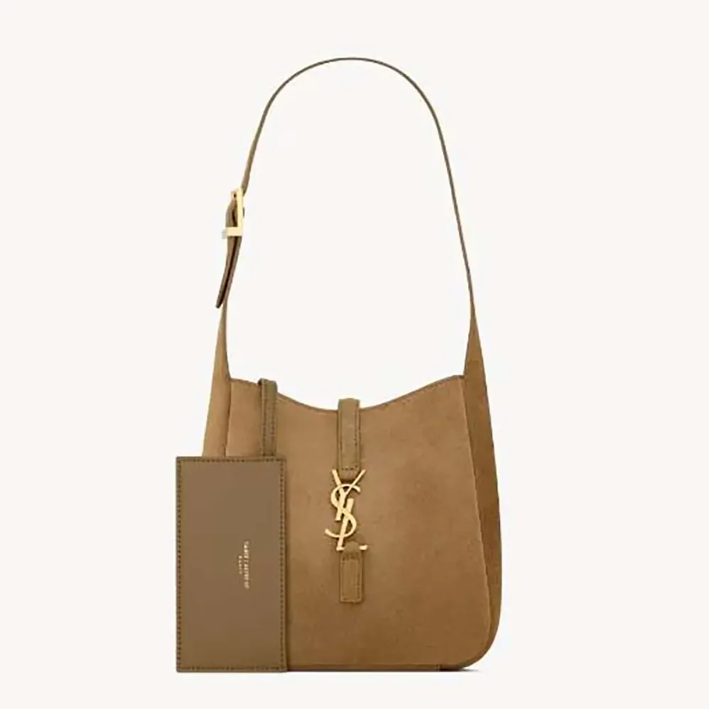 Saint Laurent YSL Le 5 à 7 Supple Baby in Suede for Women