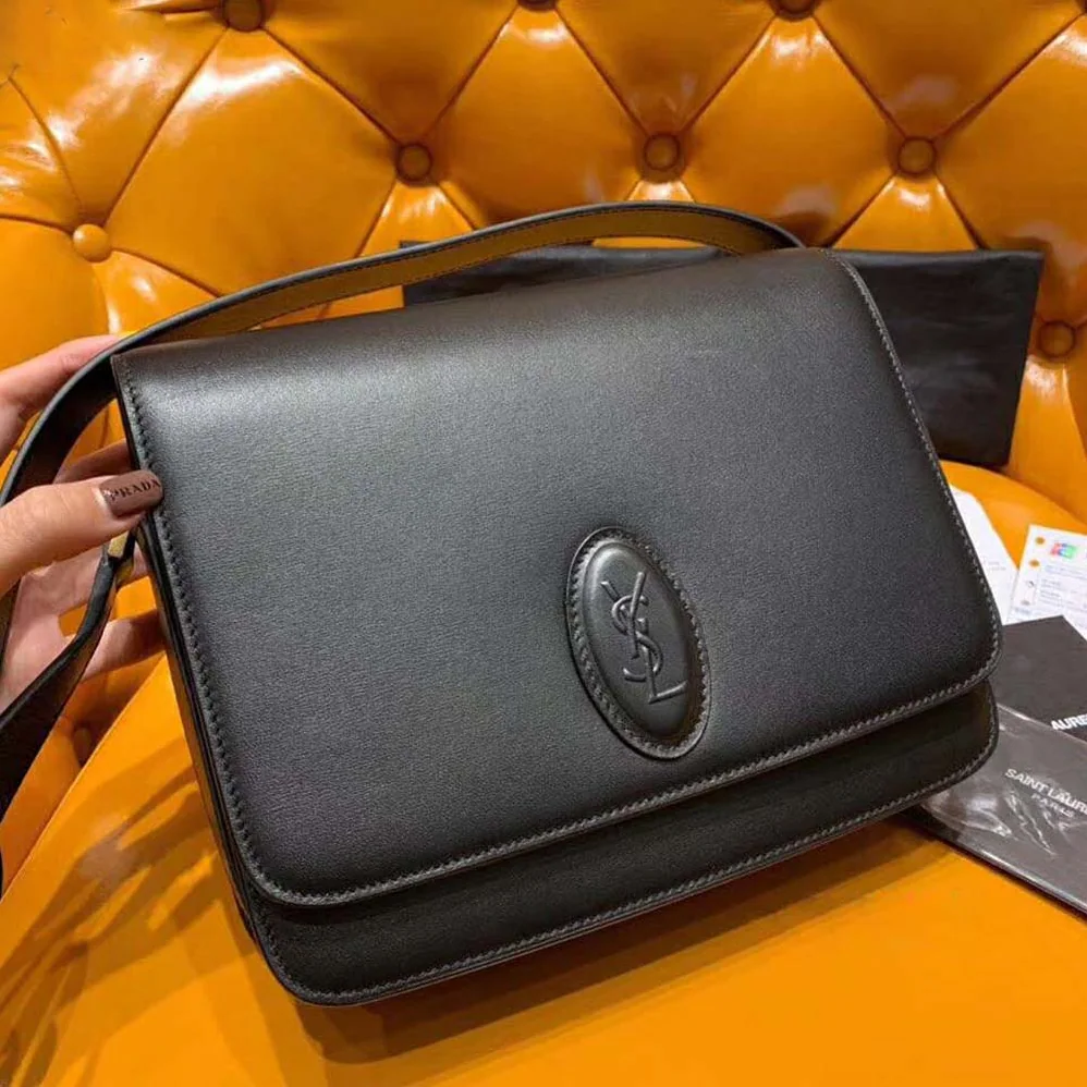 Saint Laurent YSL Le 61 Medium Saddle Bag Smooth for Women in Black Saint Laurent YSL Le 61 Medium Saddle Bag Smooth for Women in Black
