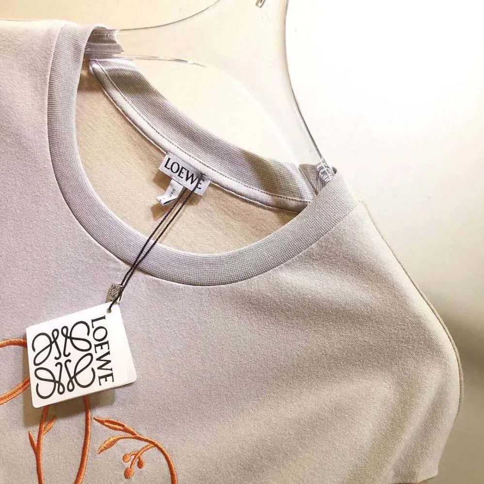Loewe Boyfriend Anagram T-shirt in Cotton for Women in Brown