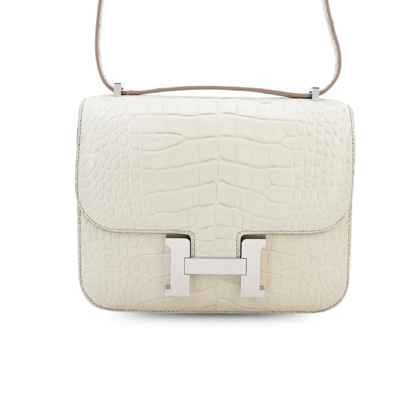 Hermes Constance 18 White /