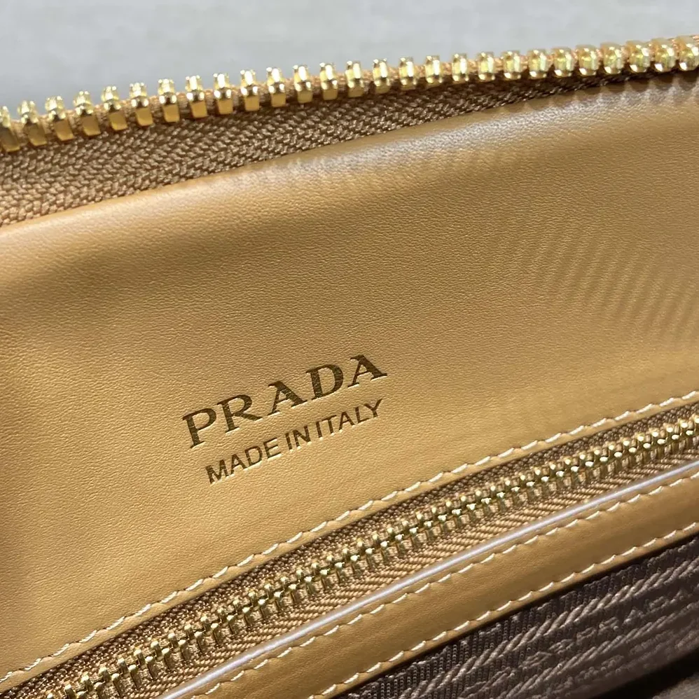 Prada Medium Saffiano Leather Bag for Women in Brown
