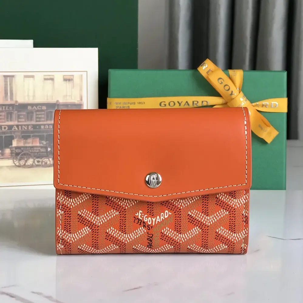 Goyard Saint Gabrie Wallet for Unisex in Orange