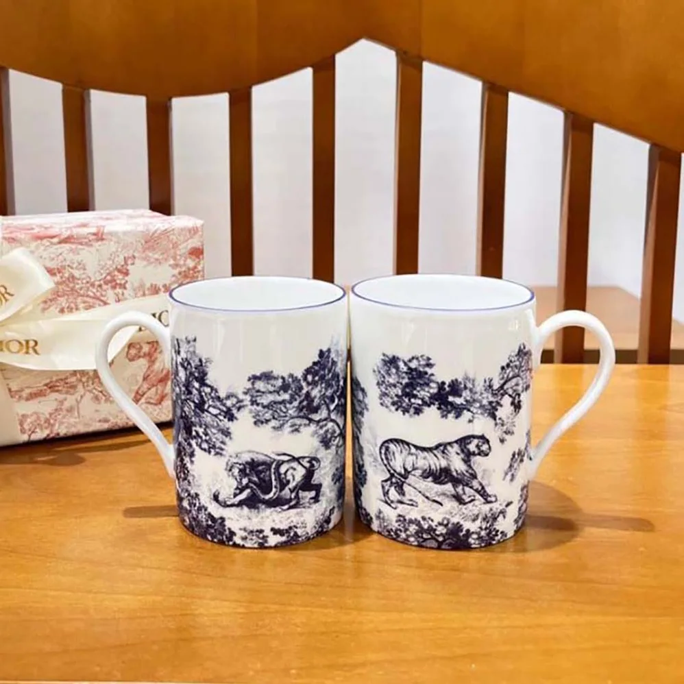 Dior Mug Blue Toile De Jouy for Unisex